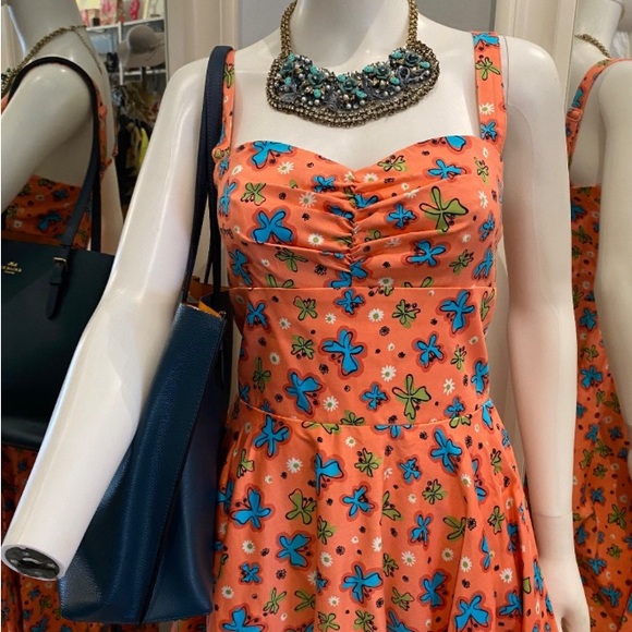 Mary Blair by Pinup Couture retro butterfly dress size Small - Picture 2 of 2